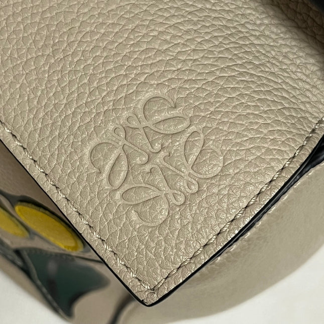Loewe Puzzle Small Beige Herbarium Holiday Collection Calfskin Leather Crossbody Bag