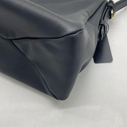 Prada Aimée Black Large Calfskin Leather Shoulder Bag