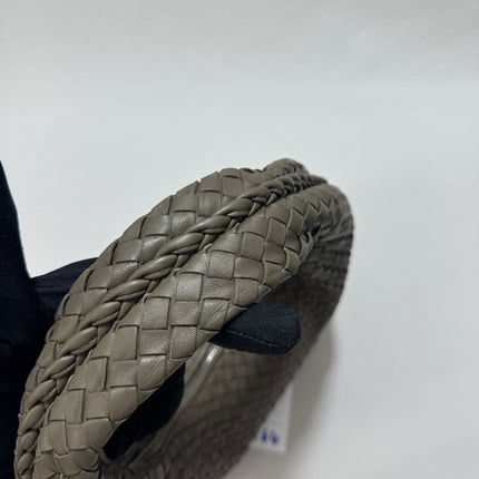 Sold Bottega Veneta Hobo Bag Lambskin leather Grey Medium 40cm