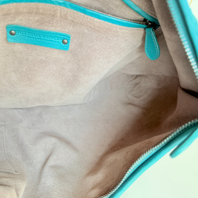 Bottega Veneta Hobo Bag Lambskin leather Green 47cm