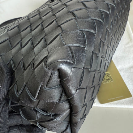Bottega Veneta Small Andiamo Black Intrecciato Handbag 2023