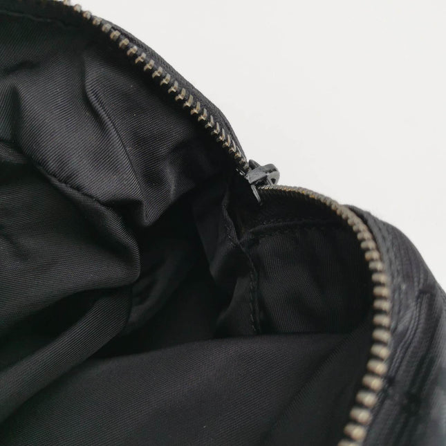 Chanel Travel Line Boston /Bowling Bag 2002 -2003 Black Fabric Shoulder Bag