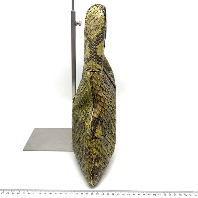 Gucci Jackie Green Python Leather Rare