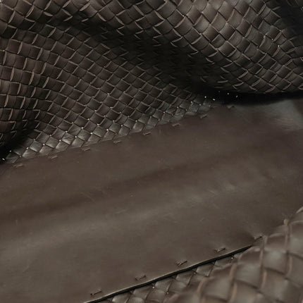 Bottega Veneta Cabat Tote Intreccio Leather Milk Chocolate Brown 40cm