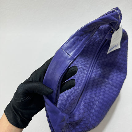 Sold Bottega Veneta Hobo Bag Large Purple Leather 50cm