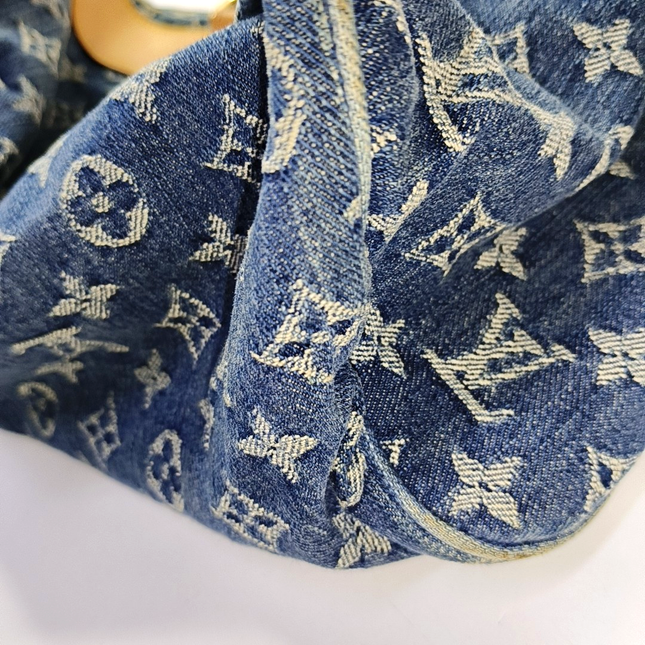 Louis Vuitton Blue Denim Neo Speedy Boston Bag
