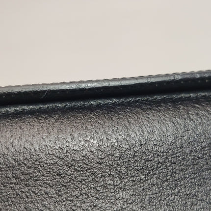 Gucci Bamboo 1947 Top Handle Bag Leather Medium Black