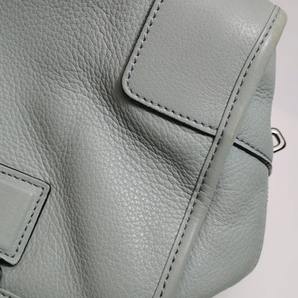 Loewe Amazona 29 Blue Leather Elephant Lock Silver-tone Hardware