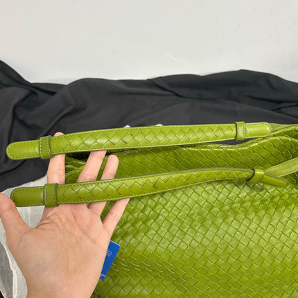Bottega Veneta Garda Avocado Green Intrecciato Nappa Leather Large 33cm