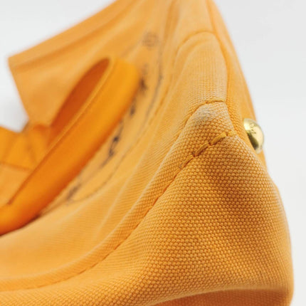 Sold Prada Canape Canvas Tote Orange Handbag