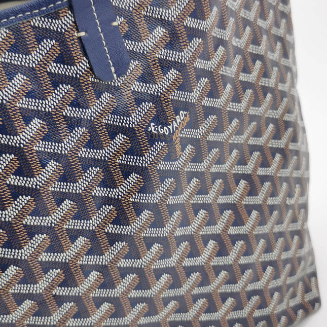 Sold Goyard Saint Louis PM Tote Medium Navy