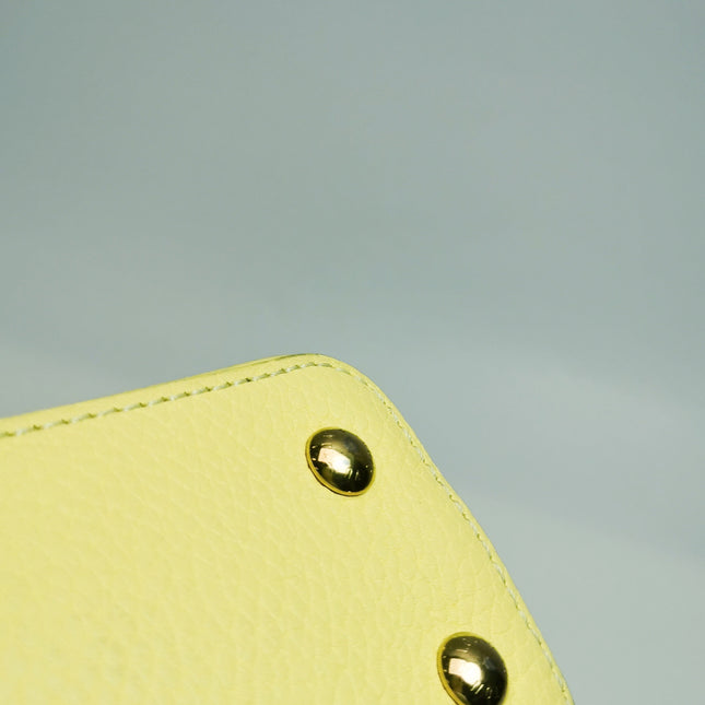 Louis Vuitton Capucines Mini Yellow Leather Crossbody Bag