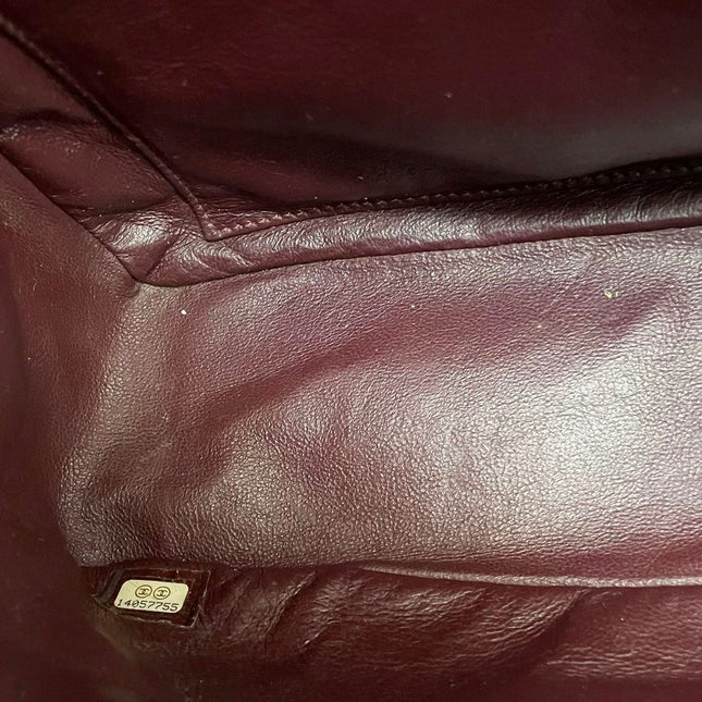 Chanel Classic Flap Maxi 2011 Black Lambskin Leather Single Flap with Gold Hardware