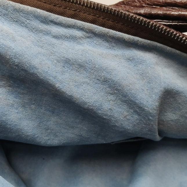 Bottega Veneta Veneta Hobo Maxi Dark Brown Calfskin Leather 52cm