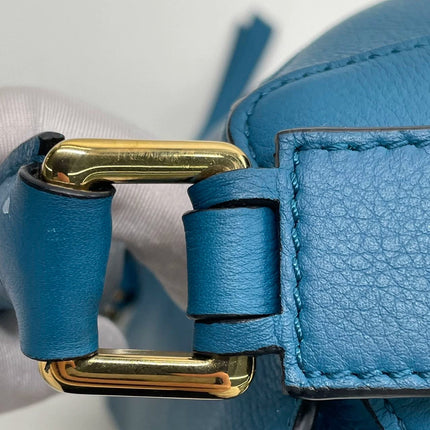 Loewe x Spirited Away Studio Ghibli Collection Puzzle Small Blue Crossbody Bag