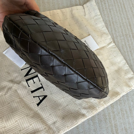 Bottega Veneta Jodie Mini Dark Chocolate Brown Leather