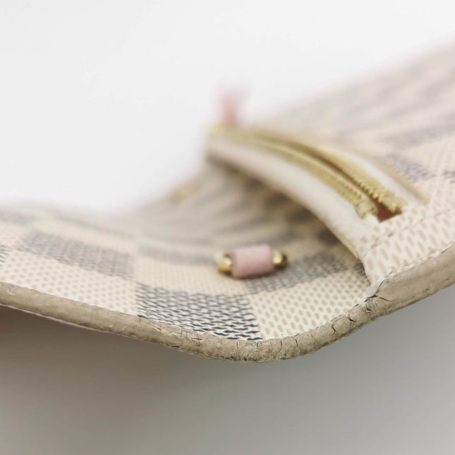 Sold Louis Vuitton Damier Azur Summer Trunks Pochette Weekend White