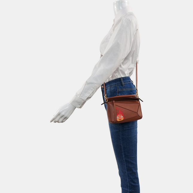 Loewe x Howl's Moving Castle Studio Ghibli Collection Puzzle Calcifer Mini Tan Brown