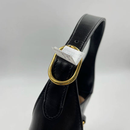 Sold Gucci Jackie 1961 Black Leather Bag with Adjustable Strap