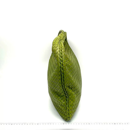 Bottega Veneta Veneta Hobo Avocado Green 45cm Lambskin Leather
