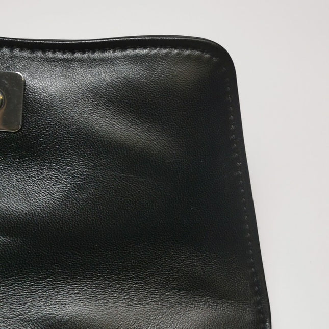 Gucci Horsebit 1955 Chain Shoulder Bag Small Padded Leather Black S23