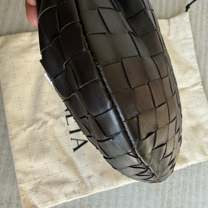 Bottega Veneta Jodie Mini Dark Chocolate Brown Leather