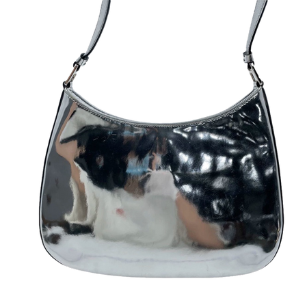 Sold Prada Cleo Silver leather shoulder bag