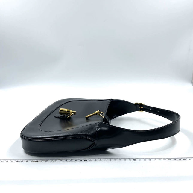 Sold Gucci Jackie 1961 Black Leather Bag Small without Strap