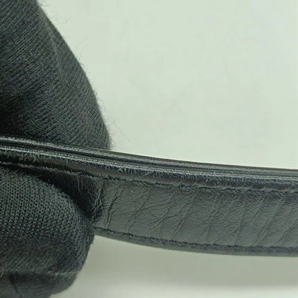 Chanel Enchained Boy Bag 2012 Black Leather Medium Flap Bag