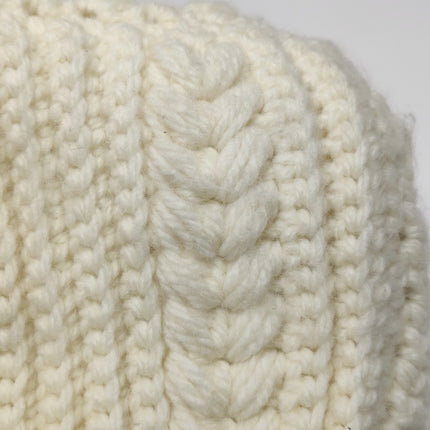 Fendi Baguette Bag White Crochet Knit Wool Pompom Shoulder Bag