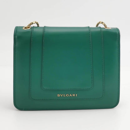 Sold Bvlgari Serpenti Forever Small Leather Crossbody Bag Green