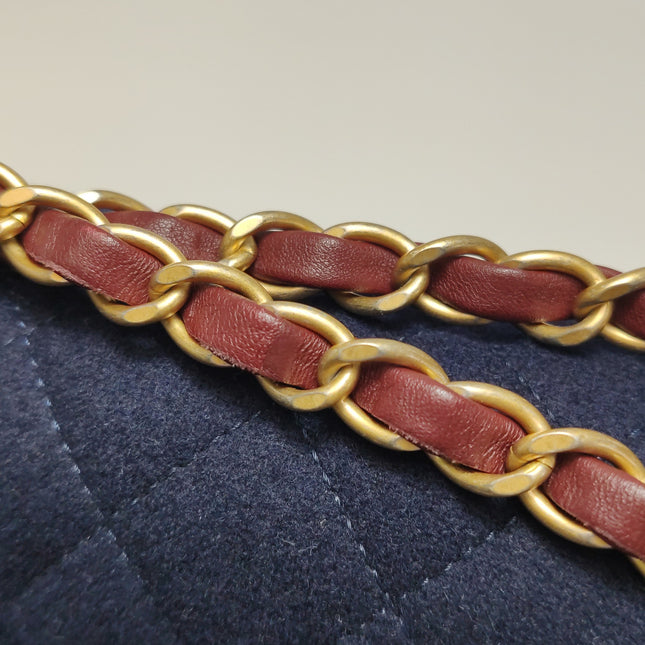 Chanel Medium Classic Double Flap Bag Métiers d'Art Paris-Hamburg 2018 Wool Nautical Charms