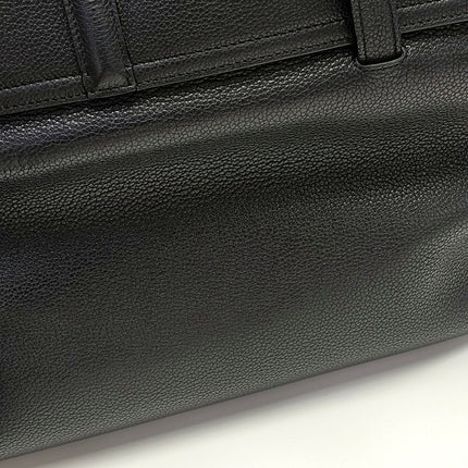Celine Soft 16 Bag Large Black Grained Calfskin Leather