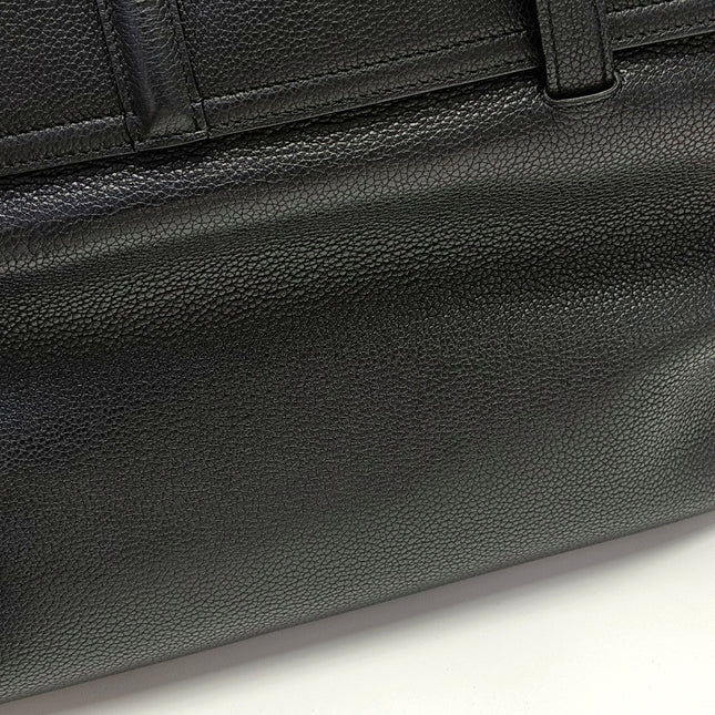 Celine Soft 16 Bag Large Black Grained Calfskin Leather