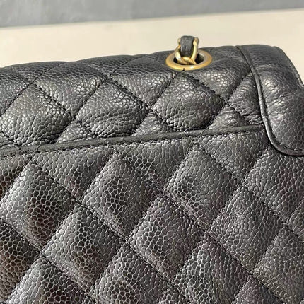 Chanel Paris Limited Medium Black Caviar Leather Gold Hardware 2015-16