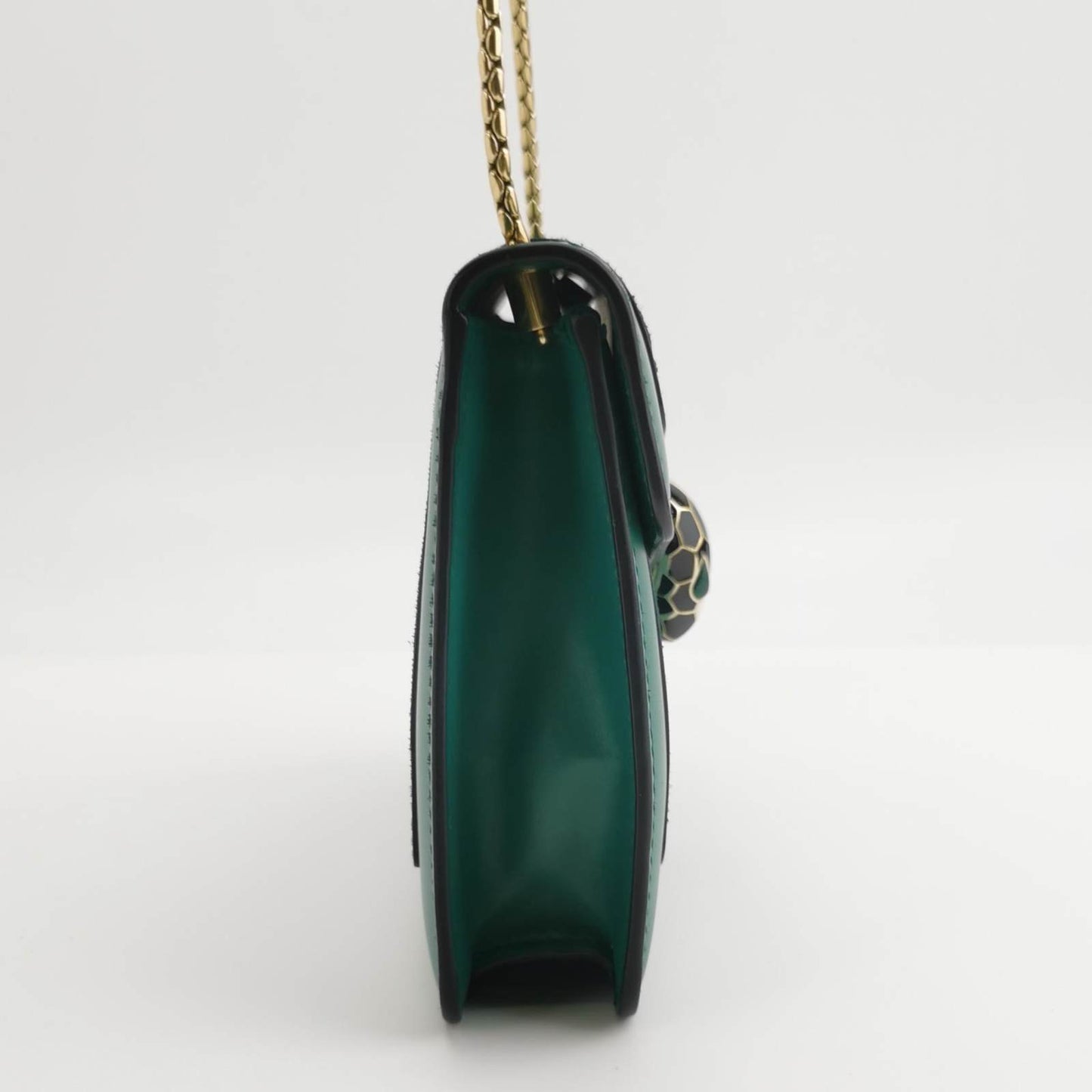 Sold Bvlgari Serpenti Forever Small Leather Crossbody Bag Green