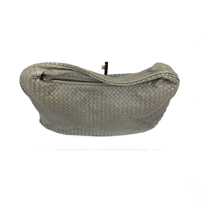 Bottega Veneta Hobo Bag Large Grey Lambskin leather 53cm