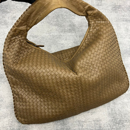 Bottega Veneta Veneta Hobo Maxi Milk Chocolate Brown Leather 52cm