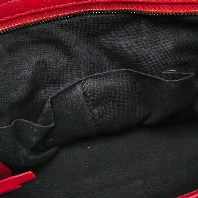 Sold Balenciaga City Bag Red with Gold hardware Small Crossbody Bag
