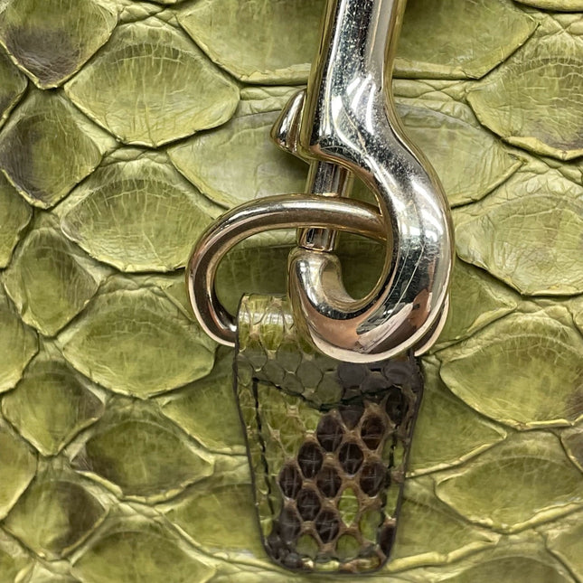 Gucci Jackie Green Python Leather Rare