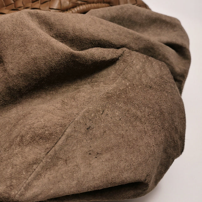 Bottega Veneta Belly Hobo Milk Chocolate Brown Maxi 50cm Intrecciato Leather