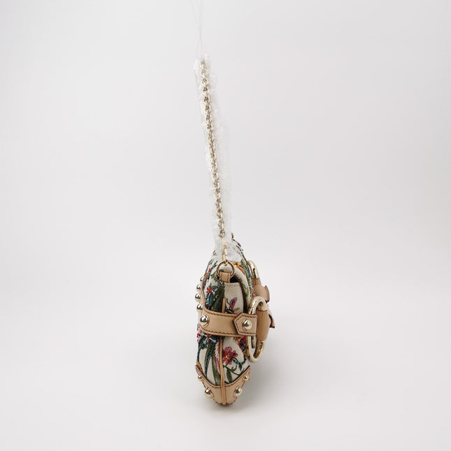 Gucci Horsebit 1955 Small Chain Bag Limited Edition Floral Print Canvas