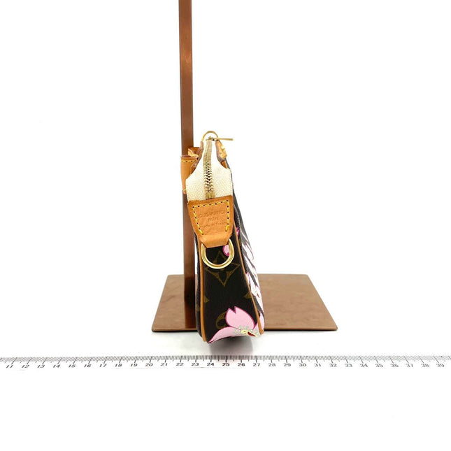Louis Vuitton x Takashi Murakami Cherry Blossom on Brown Monogram Pochette Accessoire