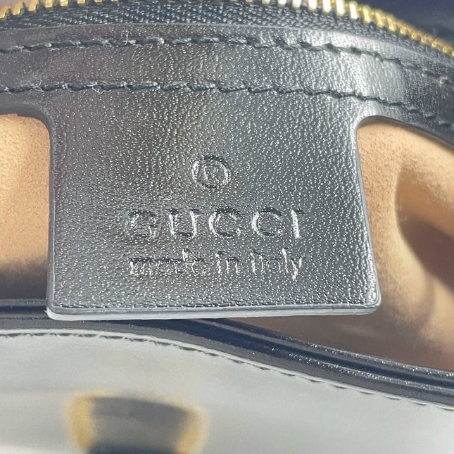 Sold Gucci Jackie 1961 Black Leather Bag with Adjustable Strap Giftable Condition