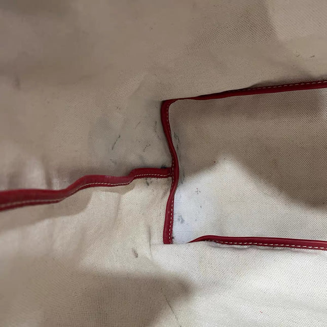 Goyard Saint Louis PM Tote Medium Red Goyardine 2017