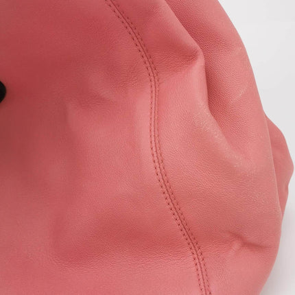 Sold Chanel Cerf Executive 2009 Large Pink and Black Leather Tote Handbag