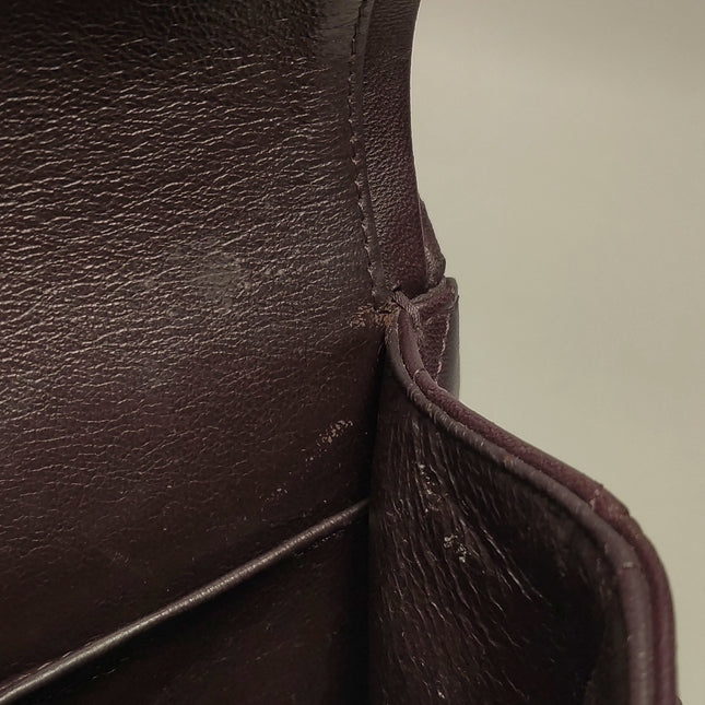 Chanel Timeless Classic Flap Medium Purple Lambskin Leather Silver Hardware 2011-2012