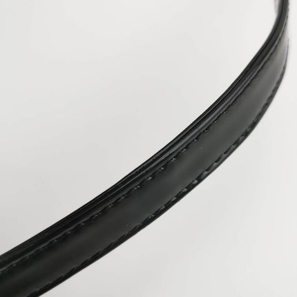 Sold Lady Dior Medium Black Patent Leather Handbag with Gold Hardware