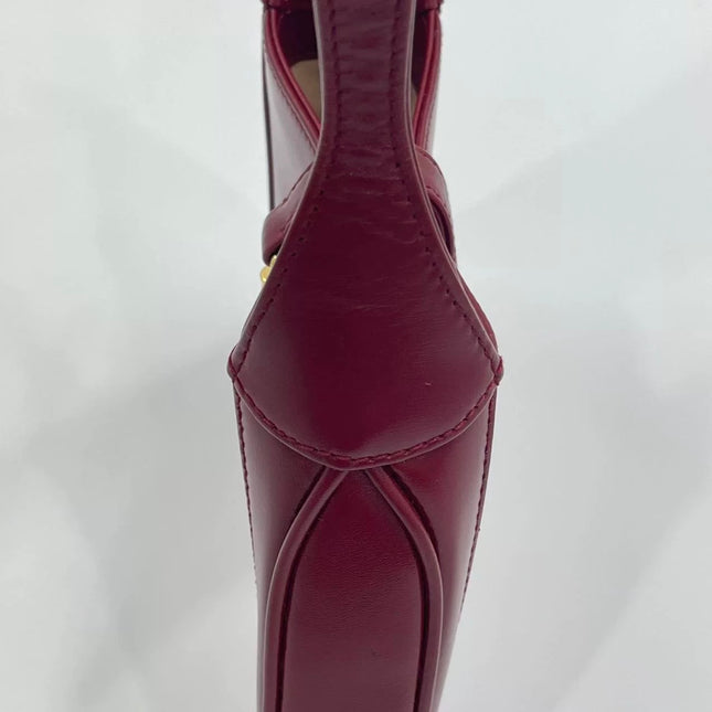 Gucci Jackie 1961 Mini Red Burgundy Leather Bag