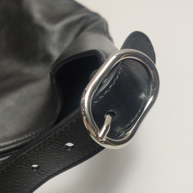 Gucci Jackie 1961 Large Black Calfskin Leather With Long Strap